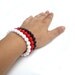Bracelets - Stretch Bracelet, White bracelet, Red bracelet, Black bracelet