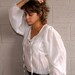 Women white cotton blouse