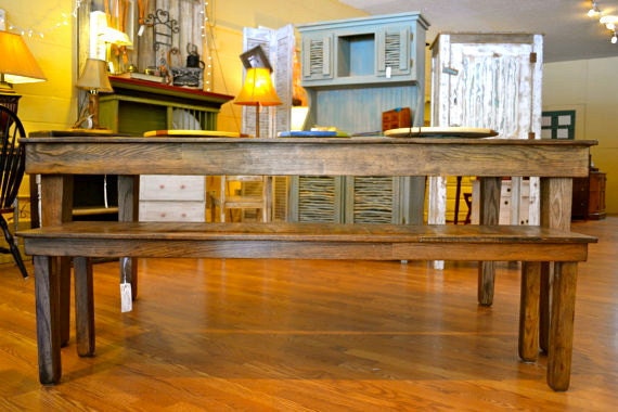 Reclaimed Bench - Stunning Old Oak (48" x 14" x 18")