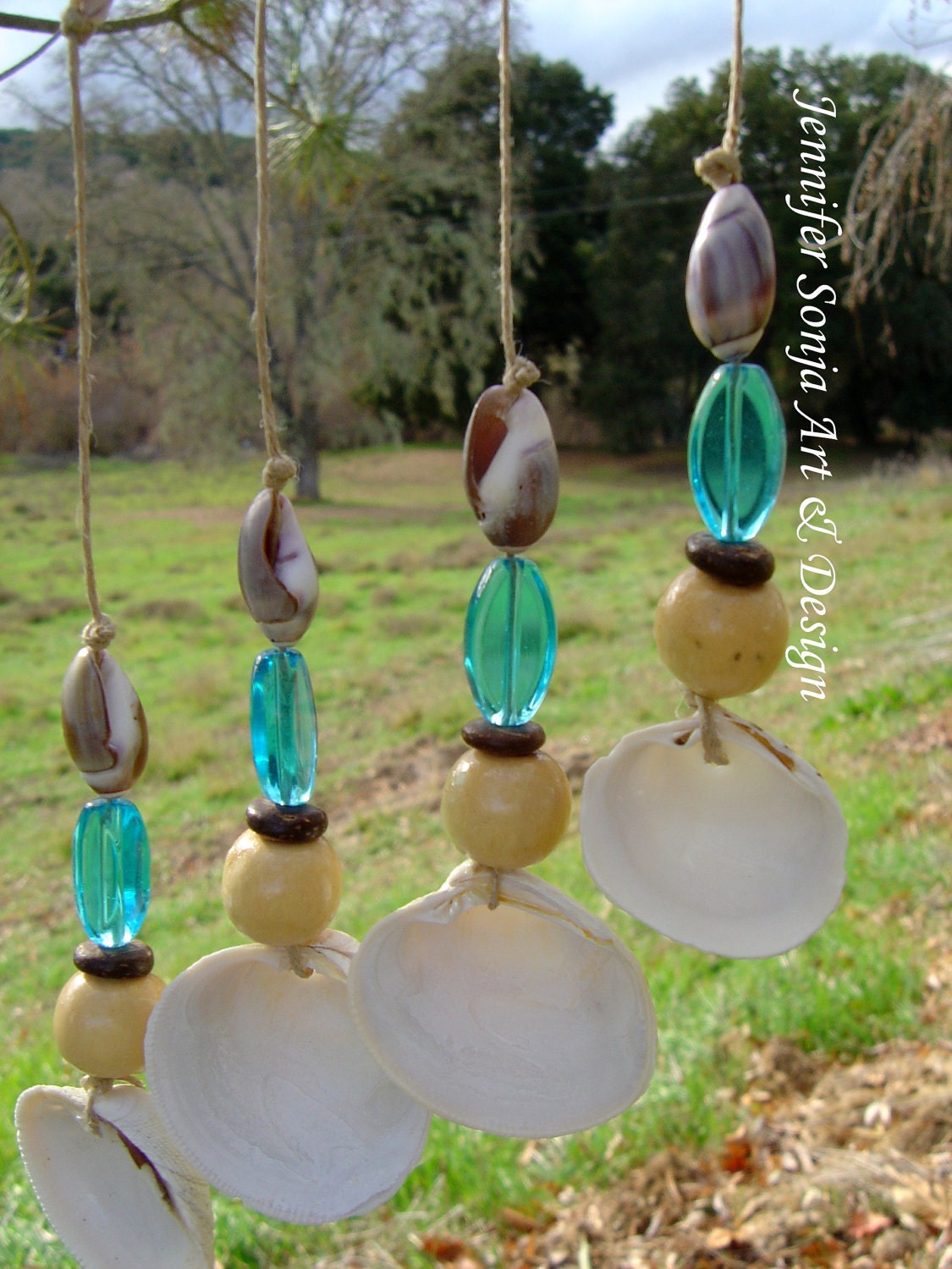 Driftwood and Seashell Windchime