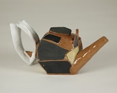 Handbuilt Teapot - mosaic pattern
