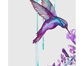 5x7 Hummingbird PRINT