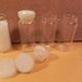 20 glass bottles jars 25 ml storage container