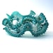 Beaded jewelry. Freeform Peyote Beaded Cuff Bracelet with Teal, Turquoise Green, Aquamarine colors, Wire lace, Unique gifts, Summer Fashion
