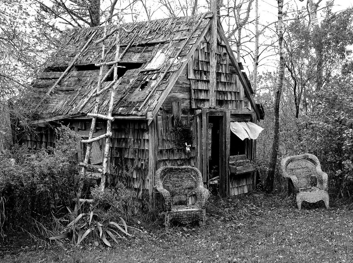 Inside Old Cabin