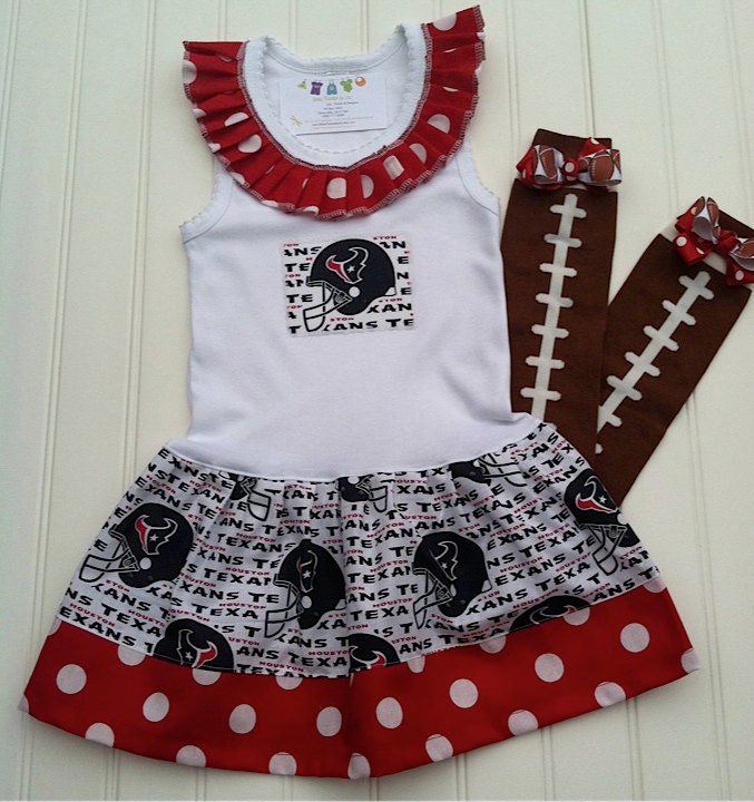 Football Leg Warmers with Organza Trim One size fits most