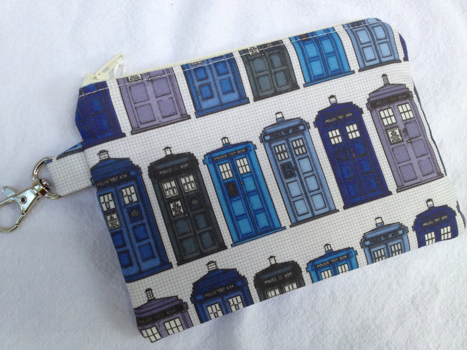 T.A.R.D.I.S. Small Zippered Pouch 2