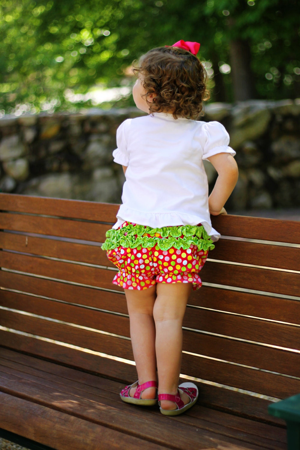 Ruffle Bloomers Pattern Tutorial Instructions - Sizes 12mo, 18mo, 2, 3, and 4