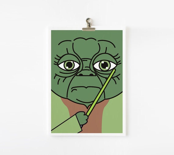 Star wars art print 5 x 7 set of 6 (Set A)