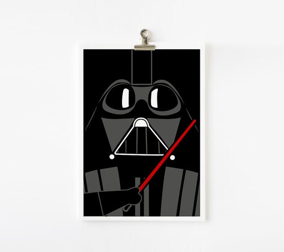 Darth Vader 5x7 art print