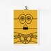 Star wars C-3PO 5x7 art print