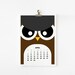 SALE - 2013 Calendar Cute Animal 4 x 6 Free Shipping
