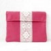 MacBook Pro 13 inch Laptop Sleeve - Linen - Lace