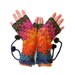 Fingerless Gloves, women accessories, multicolor, hand crocheted gloves , new fashion, rainbow, for her