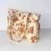 women bag, Hobo Tote Bag orange , pink and green Floral shoulder bag , fashion, everyday bag, gift ideas, for her, spring trends, summer