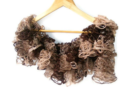 Hand Knitted scarves, women knitting scarf, FLAMENCO scarf, Spring, summer, fall fashion, women, for her, gift, summer SALE