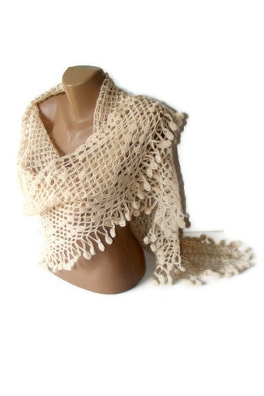 shawl ivory,Ready To Shipping ,stylish, soft ,warm,fashion accessories for women in Winter ,new trend women shawl,by Seno
