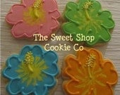 Hibiscus Flower Cookies 1 dozen