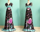 Long Maxi Dress/ Black Dress-  Two Way Wear Evening Long Dress- Wedding Bridesmaid Dress