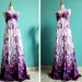 Sexy Long Maxi Dress Evening Dress Summer Women Sundress Purple Bridesmaid Dress