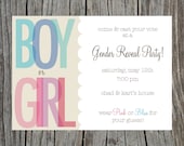 Gender Reveal Party Invitation Printable Il_170x135