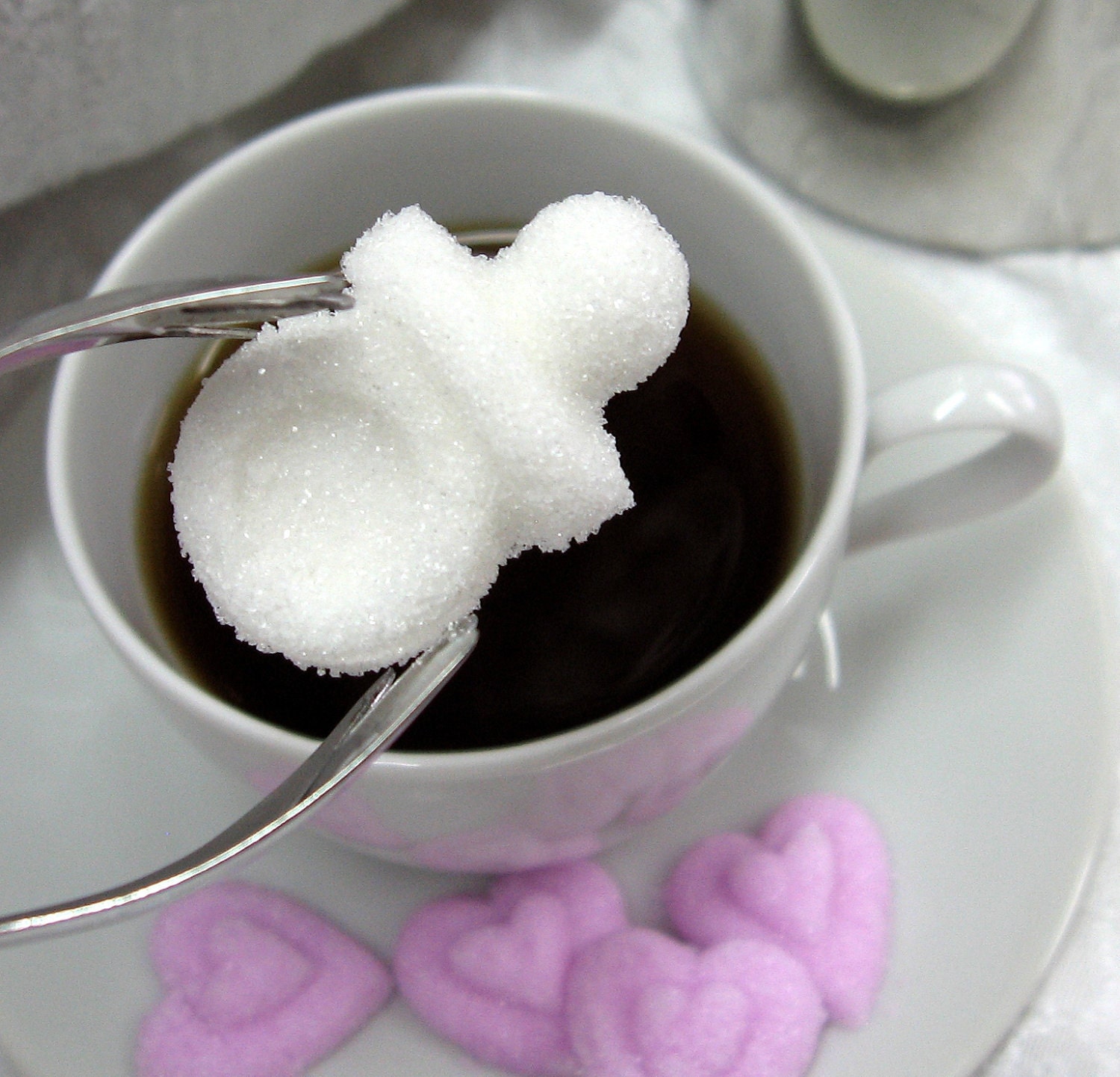 3 Dozen Baby Pacifier Binkie Shaped Sugar Cubes to Serve with Coffee or Tea