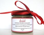 Ascorbic Acid, Lemongrass & Bergamot Effervescent Facial Scrub - Ascorbic Acid, Argan Oil, Bergamot, Lemongrass, Demerara Sugar