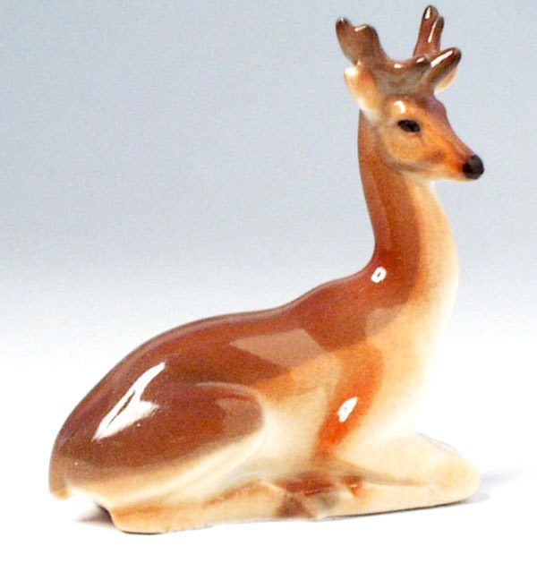 porcelain deer figurine