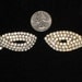 Vintage MUSI Rhinestone Shoe Clips / 2 1/2 Inches / Sparkly / Ships Free /SALE