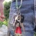 Zombie Gnomes: Key Chain FREE USA SHIPPING