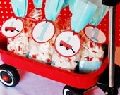 Modern Red Wagon Favor Tags Il_170x135