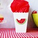 Fresh Summer Watermelon Favor Bags