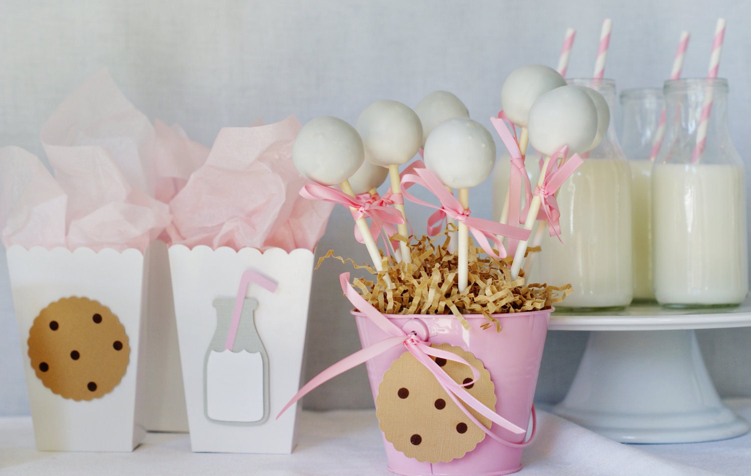 Yummy Cookies & Milk Favor Tags