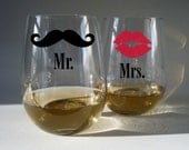 Stemless White Wine Glasses - set of 2