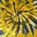 CLEARANCE SALE Tie dye 3 Toddler shirt spiraled in gold, banana yellow and black DISCOUNTED