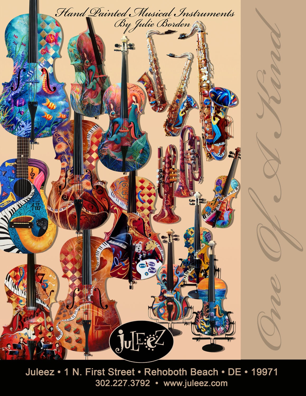 Custom Hand Painted Cello Musical Instruments
