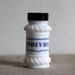 Vintage Milk Glass Pepper Shaker from France POIVRE dispositif trembleur de poivre French Bistro