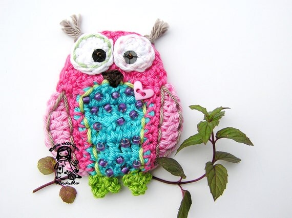 Pdf crochet pattern Germany version OWL