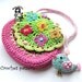 Crochet bag / purse pdf pattern " Birdie purse "
