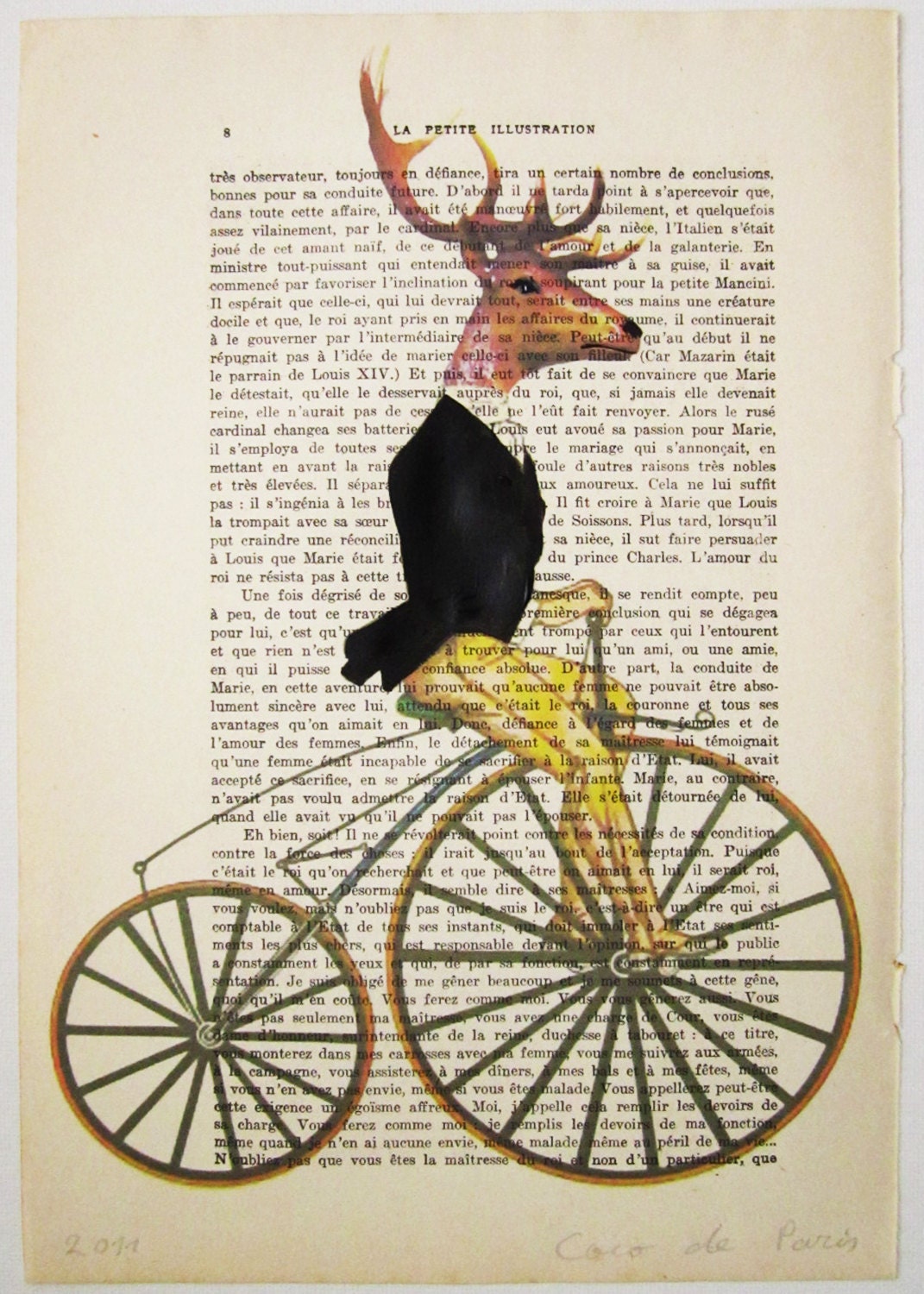 Classy deer in black - Mixed Media-Digital Illustration Print-Art Poster-Acrylic Painting-Holiday Decor-Drawing Illustration-Gifts for him