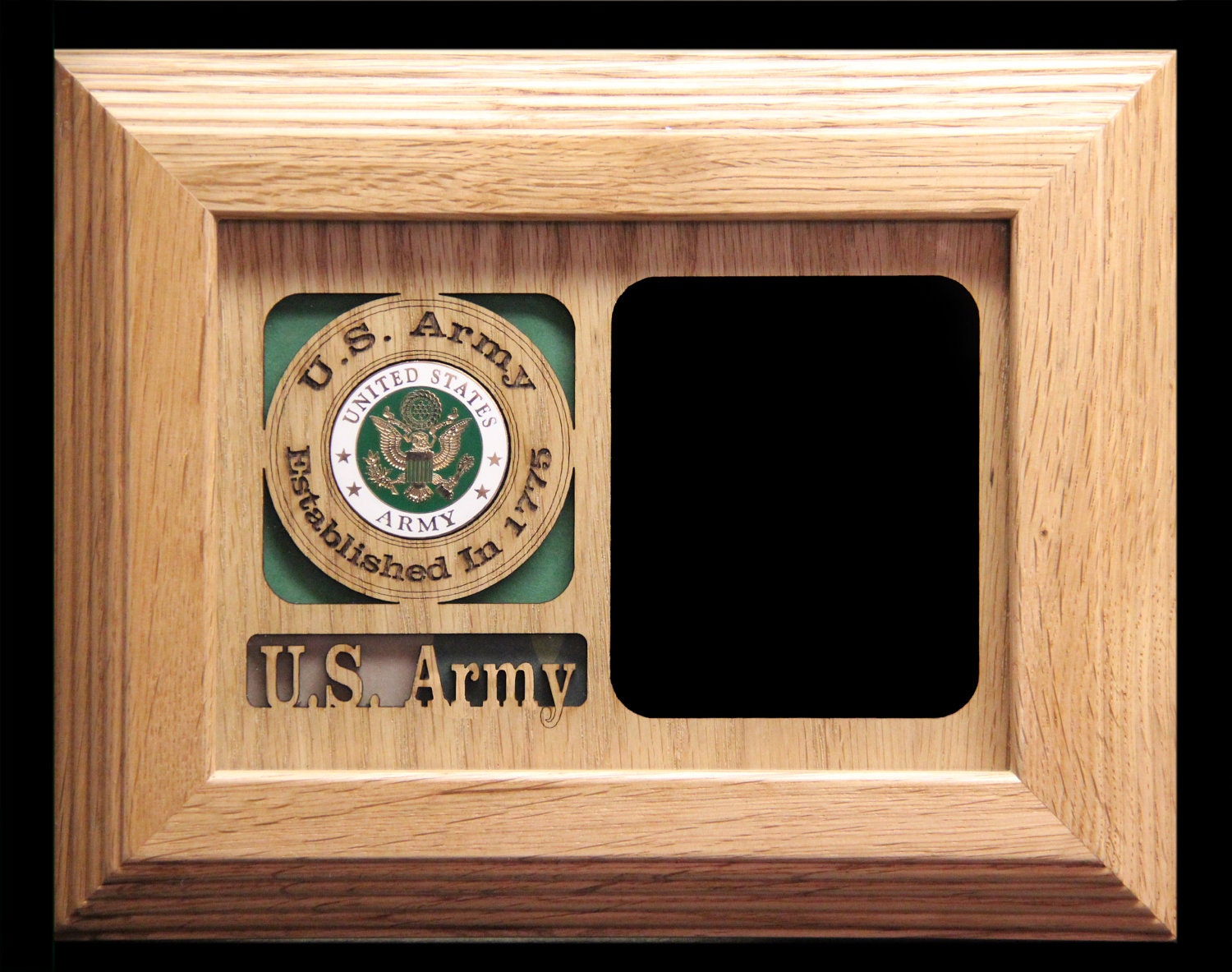 Items similar to U.S. Army 5 x7 Personalized Military Photo Frame