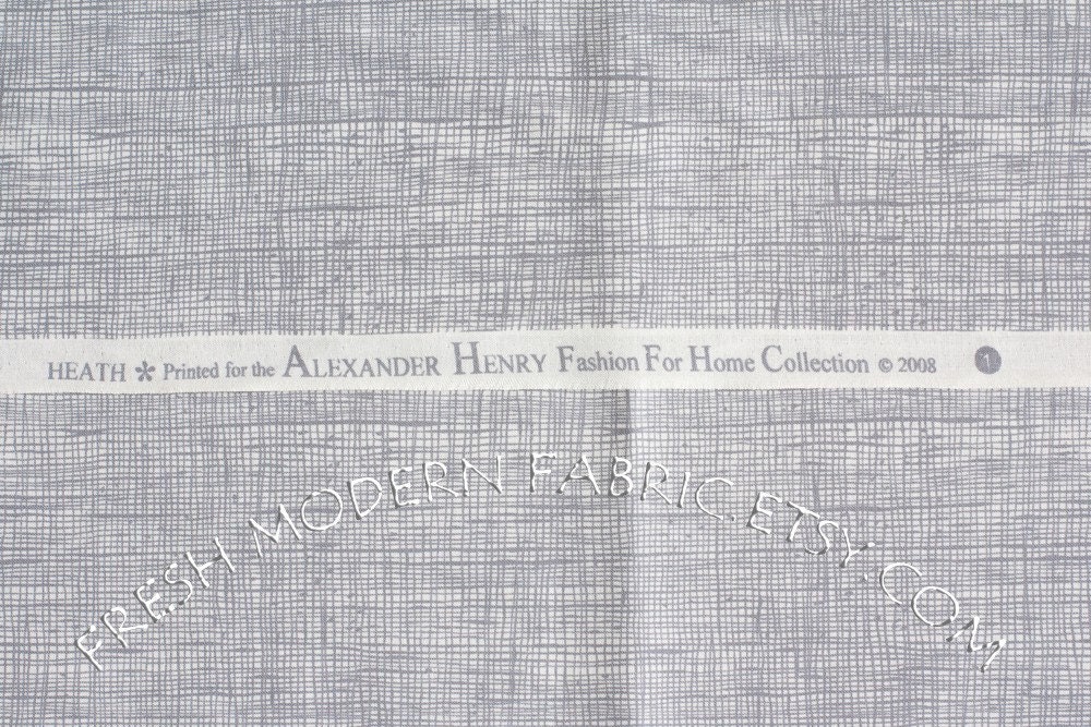 Half Yard Heath in Metal, In the Kitchen, by Alexander Henry, 100% Cotton Fabric