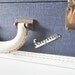 Mid Century Navy Blue Suitcase