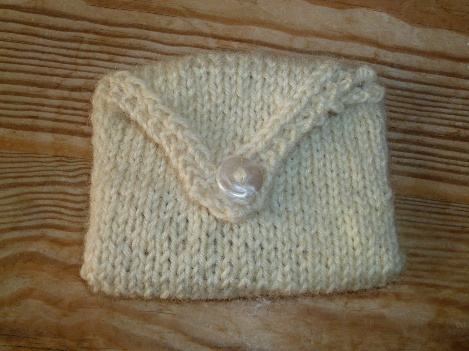 White Envelope Card Wallet