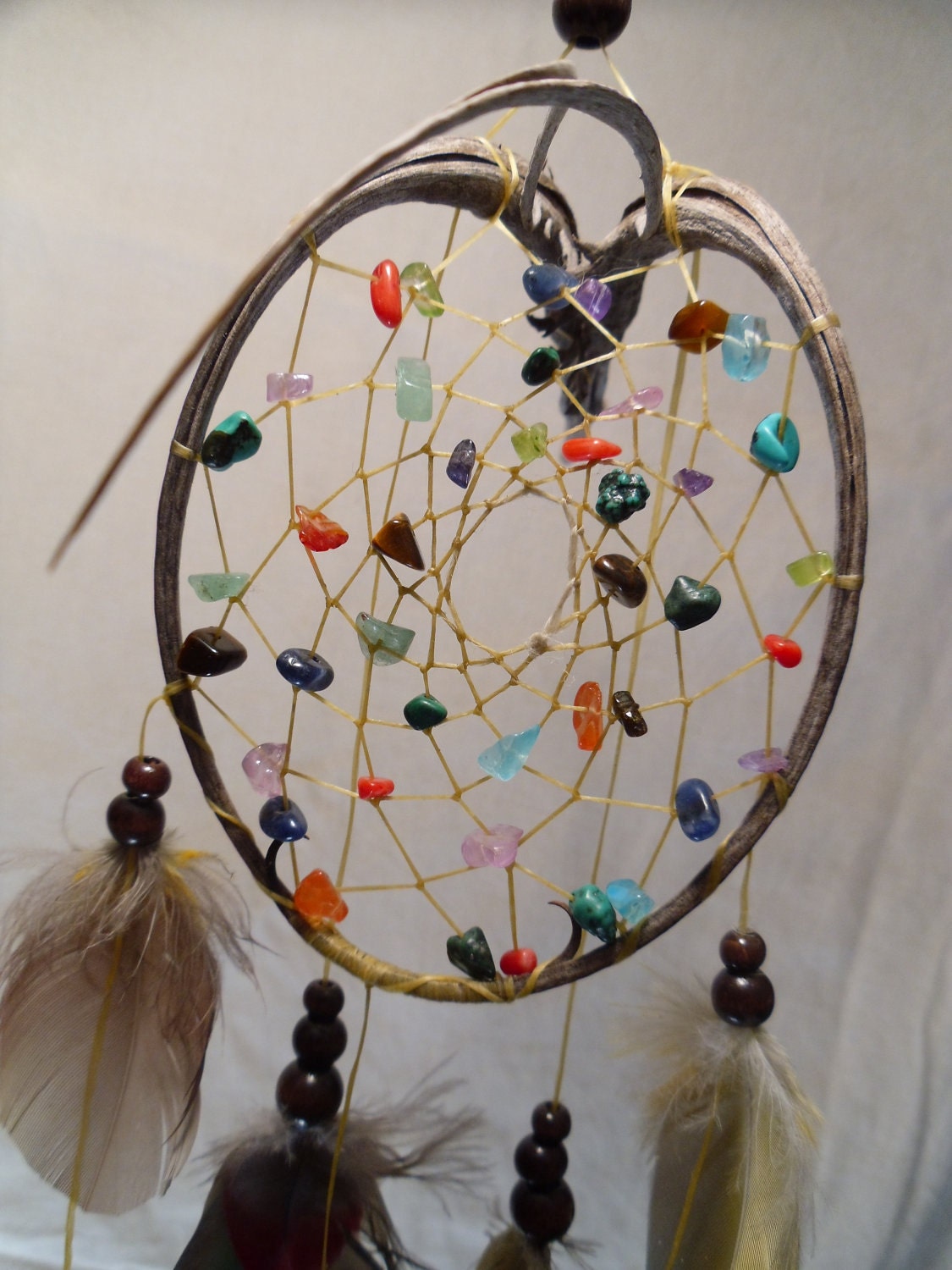 Dream Catcher-Custom-Crazy Bird- Devils Claw Dream Catcher