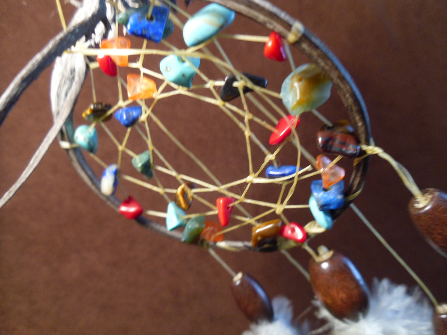 Dream Catcher-Custom-Crazy Bird- Devils Claw Dream Catcher