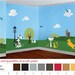 Paint Kit for Cats and Dogs Kids Rooms Mural, Acrylic Paints for Cat and Dog Wall Mural