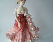 Pink and Green Crystal Tiara