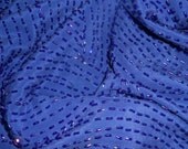 Vintage Beaded Skirt Fabric Silk Chiffon From Dress Parts Sewers Crafters