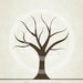 summer spring autumn winter wedding baby shower 11x14 fingerprint thumbprint guestbook tree printable diy PDF